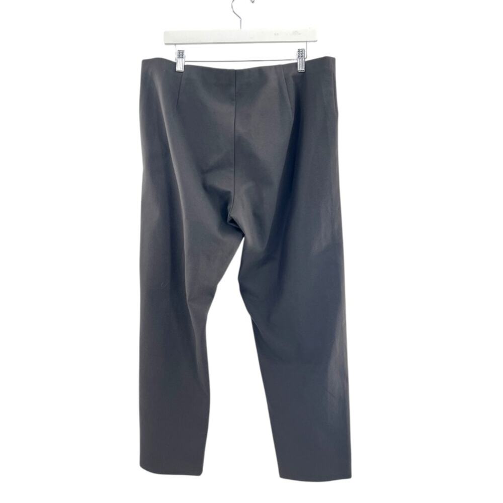 NWT Eileen Fisher Slim Pant in Heavyweight Rayon Knit Charcoal XL - Picture 3 of 8